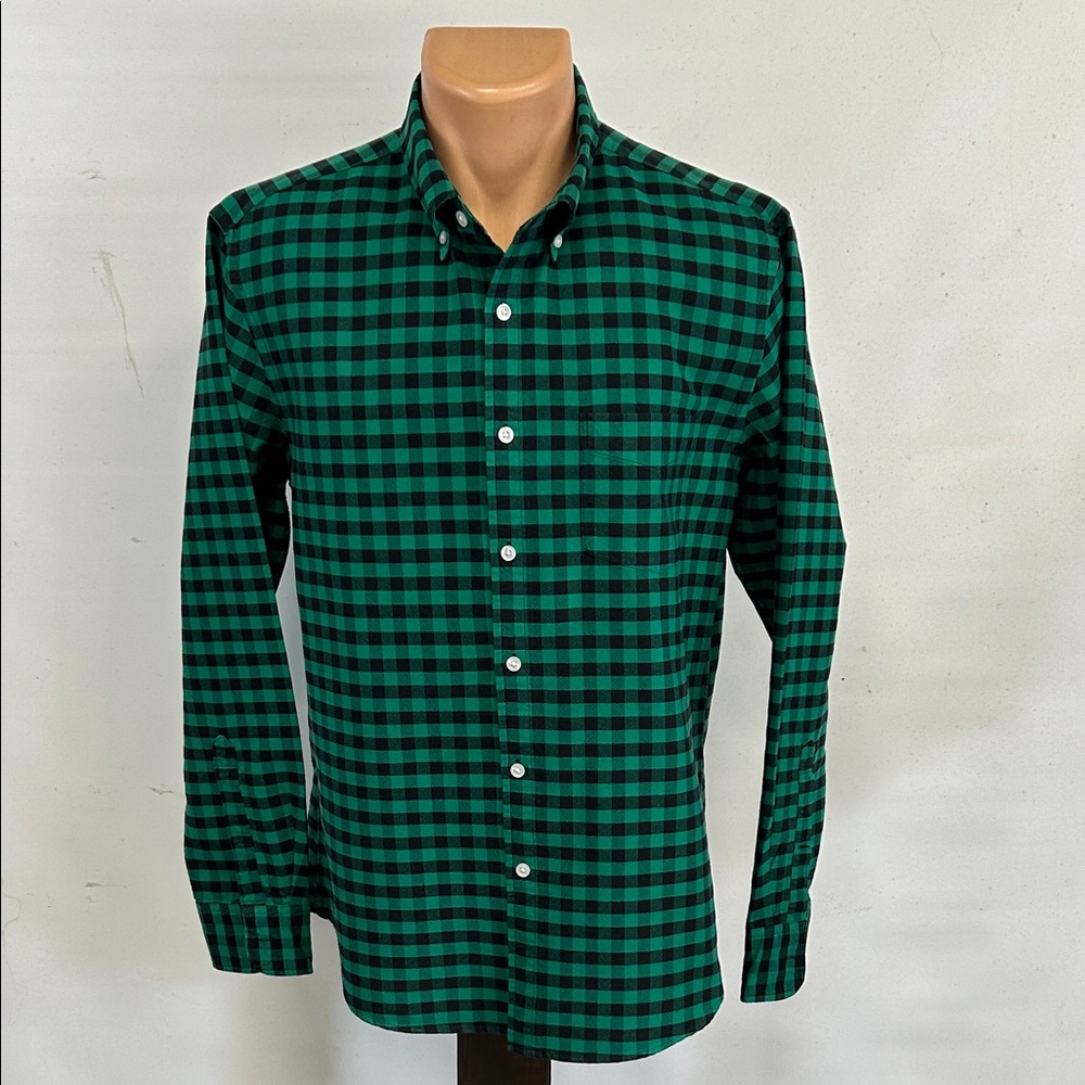 J. Crew long sleeve button down collar shirt.  L